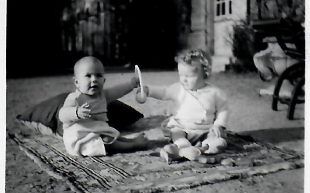 Jacques Crémer et Gilles Chatenay bébés La Romanerie